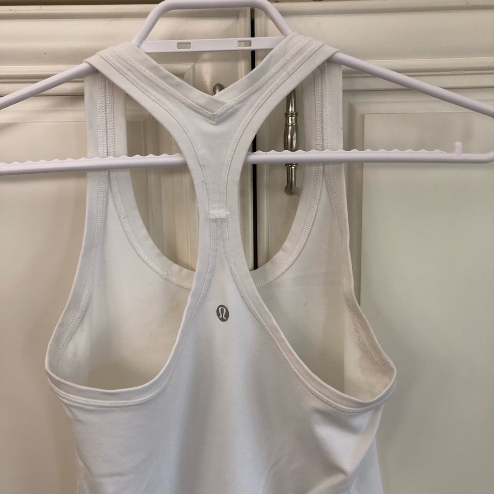 lululemon athletica White Racerback Tank Top - Picture 4 of 7